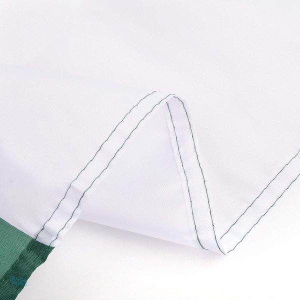 Drapeau vert et blanc du Pakistan pour affichage extérieur