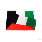 Drapeau Palestine 128 x 192 cm, symbole de culture et identité