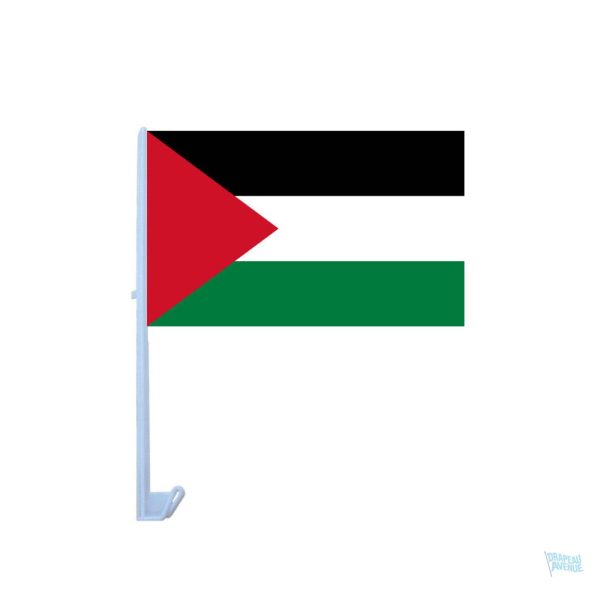 Drapeau Palestine pour voiture, symbole de soutien