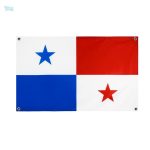 Drapeau Panama avec 4 œillets, idéal pour l'affichage extérieur
