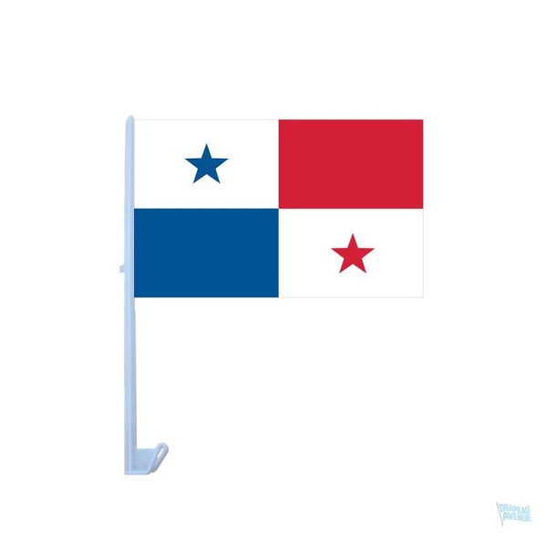 Drapeau Panama pour voiture, accessoire de décoration automobile