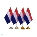 Drapeau de table des Pays-Bas, symbole national compact