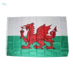Drapeau extérieur du Pays de Galles, design traditionnel