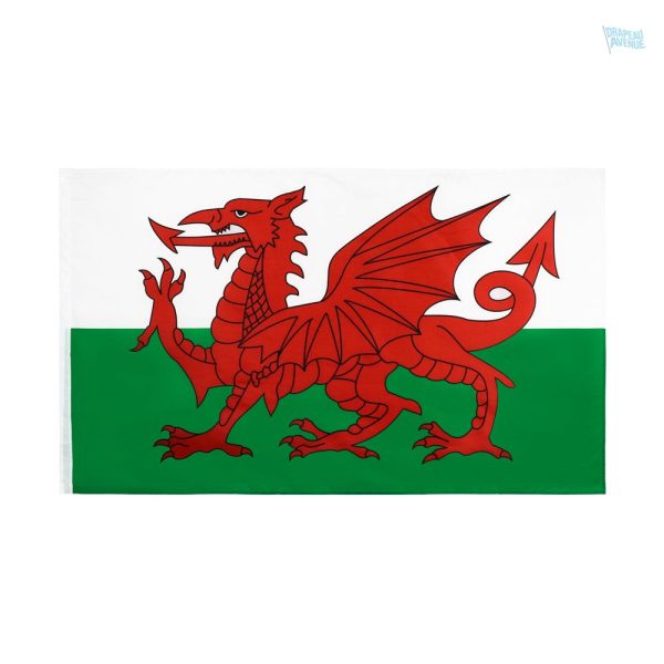Drapeau Pays de Galles fourreau, tissu avec motif traditionnel