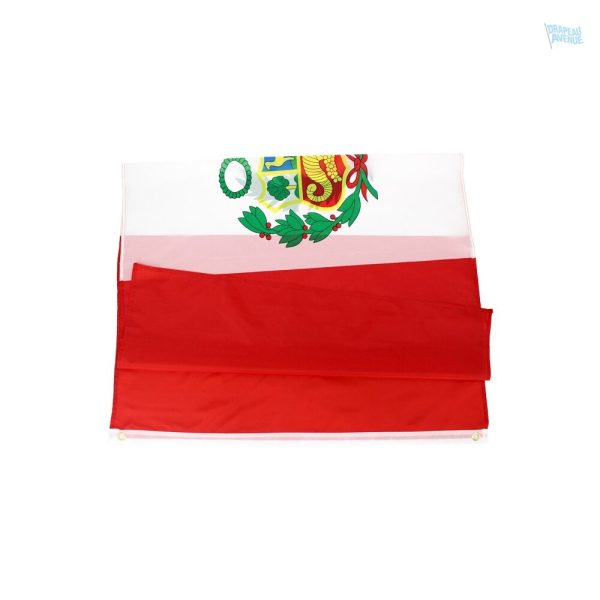 Drapeau 60 x 90 cm avec les couleurs du Pérou