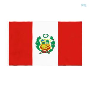 Drapeau Pérou en fourreau pour affichage extérieur