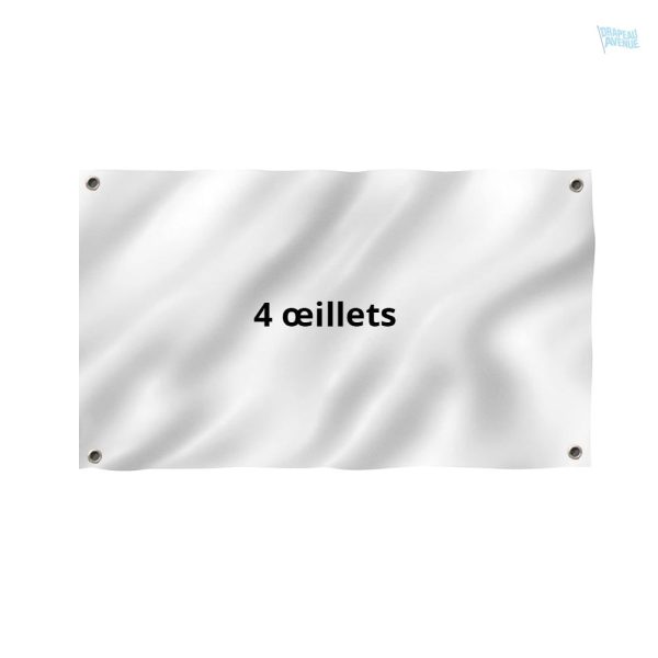 Drapeau sur mesure avec design unique et couleurs vives