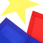 Drapeau national des Philippines en taille 90 x 150 cm
