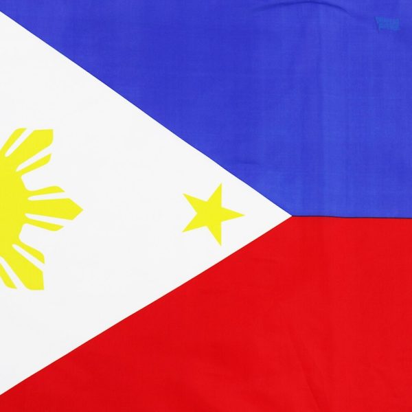 Drapeau national des Philippines en tissu durable
