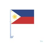 Drapeau des Philippines pour voiture, accessoire décoratif