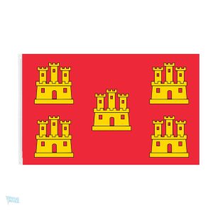 Drapeau Poitou-Charentes en tissu coloré