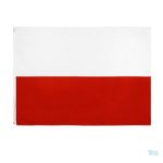 Drapeau Pologne 60 x 90 cm en tissu résistant