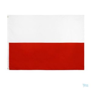 Drapeau Pologne 60 x 90 cm en tissu résistant