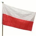 Drapeau national de la Pologne pour décoration d'extérieur