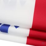 Drapeau décoratif Polynésie française pour extérieur