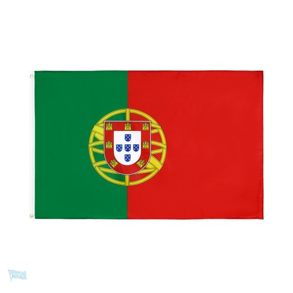 Drapeau Portugal 60 x 90 cm en tissu résistant