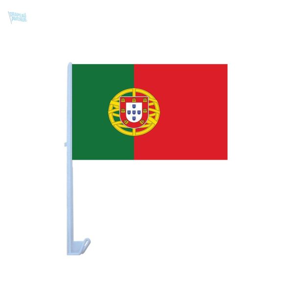 Drapeau Portugal pour voiture, accessoire de voiture patriotique