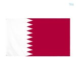 Drapeau Qatar 120 x 180 cm en tissu durable