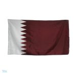 Drapeau Qatar extérieur en tissu résistant pour usage extérieur