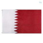 Drapeau Qatar en polyester 100% pour décoration intérieure