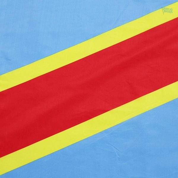 Drapeau République démocratique du Congo, design coloré