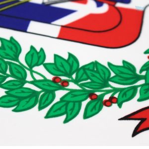Drapeau 60 x 90 cm, emblème de la République Dominicaine