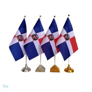 Drapeau de table République Dominicaine en polyester