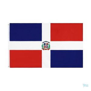 Drapeau géant de la République Dominicaine