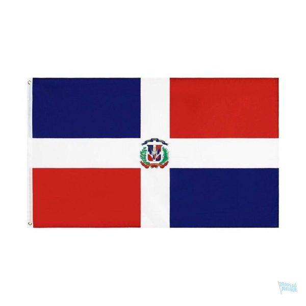 Drapeau géant de la République Dominicaine