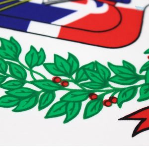 Grand drapeau de la République Dominicaine pour événements