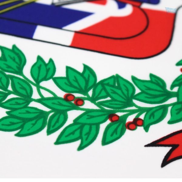 Grand drapeau de la République Dominicaine pour événements