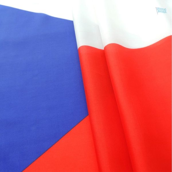 Drapeau République Tchèque, idéal pour événements en plein air