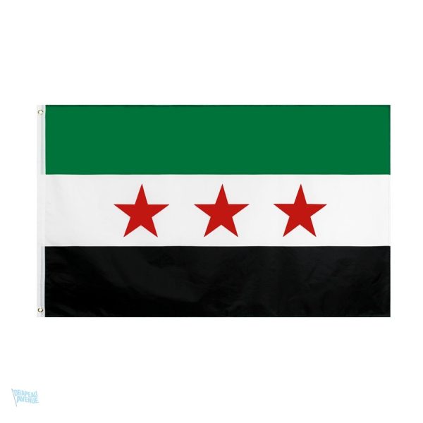 Drapeau géant de la Révolution syrienne