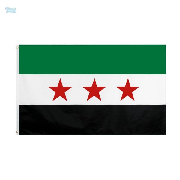 Drapeau Révolution Syrienne 90 x 150 cm