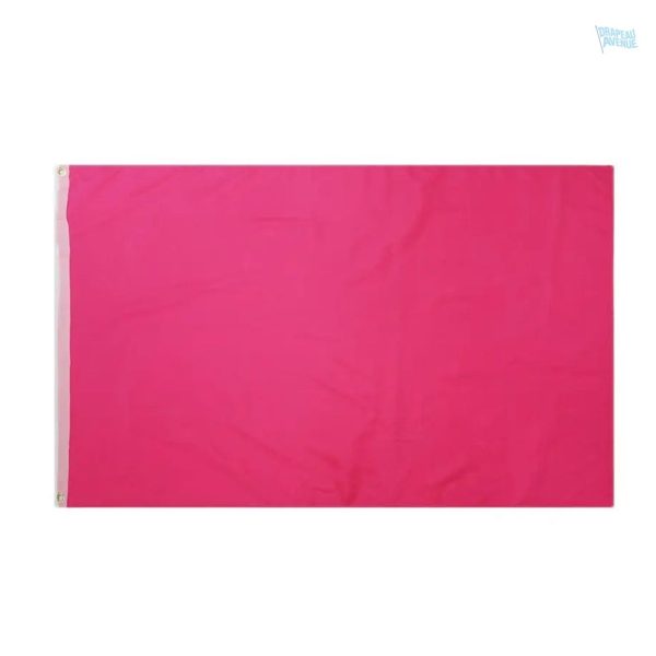 Drapeau Rose à thèmes