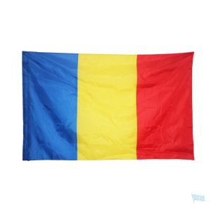 Drapeau Roumanie extérieur en tissu résistant pour usage extérieur
