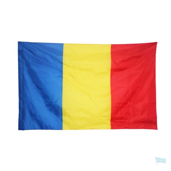 Drapeau Roumanie extérieur en tissu résistant pour usage extérieur