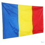 Drapeau Roumanie avec couleurs vives pour décoration ou événements