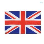 Drapeau Royaume-Uni avec 4 œillets pour fixation facile