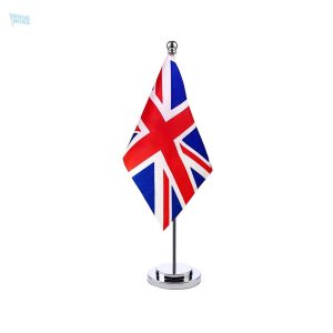 Drapeau de table du Royaume-Uni, design classique et coloré