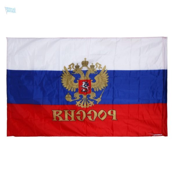 Drapeau extérieur de la Russie en tissu durable