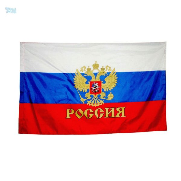 Drapeau Russie PRO en tissu de qualité supérieure
