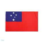 Drapeau Samoa 128 x 192 cm en tissu résistant