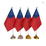 Drapeau Samoa de table sur support pour décoration