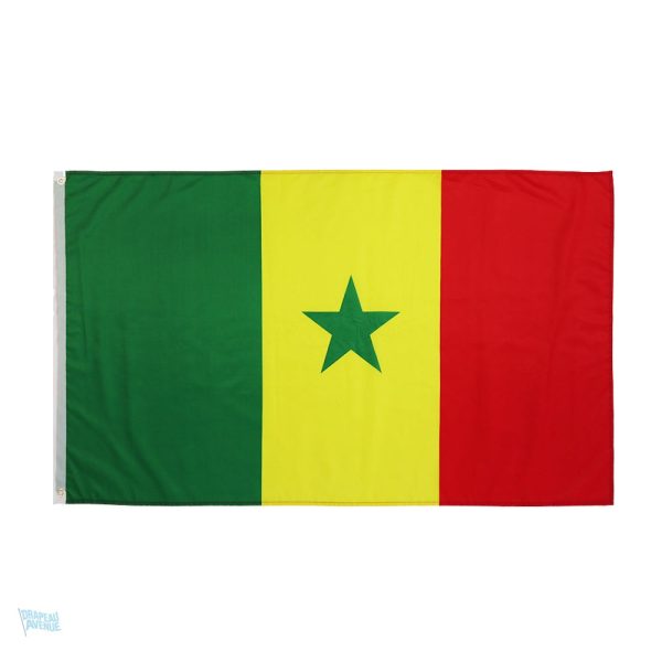 Drapeau Sénégal 120 x 180 cm, motif national