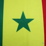 Drapeau rectangulaire du Sénégal, format 120 cm x 180 cm