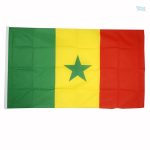 Drapeau Sénégal 100% polyester, vibrant et coloré