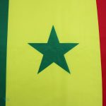 Drapeau du Sénégal en polyester durable, idéal pour tous les événements