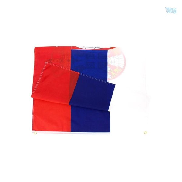 Drapeau géant serbe, idéal pour la décoration extérieure