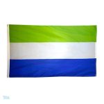 Drapeau Sierra Leone 60 x 90 cm en tissu durable